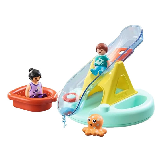 Playmobil Baño Con Tobogan 8 Piezas 70635 Febo