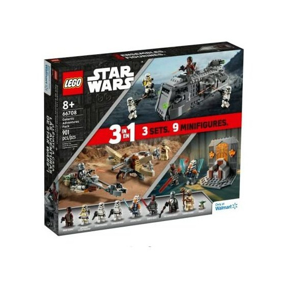 Lego Star Wars Aventuras Galaticas 66708 901 Piezas 3 En 1