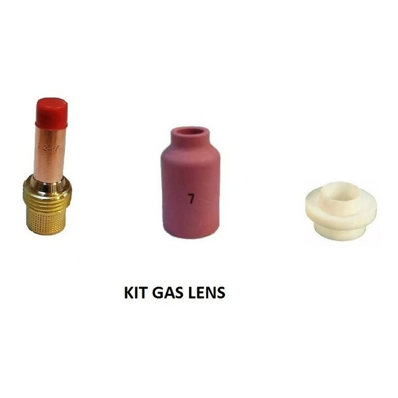 Kit Gas Lens, Difusor, Adaptador Y Busa Wp Ø 1,6mm 