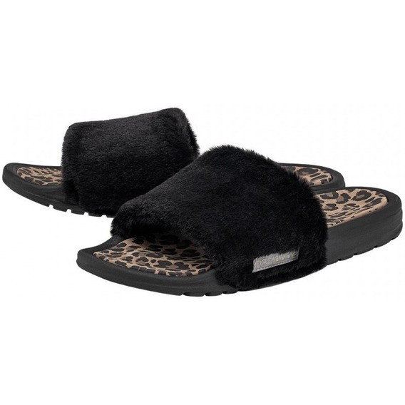 Zonazero Hey Dude Pantuflas Invierno Peggy Black Cheetah