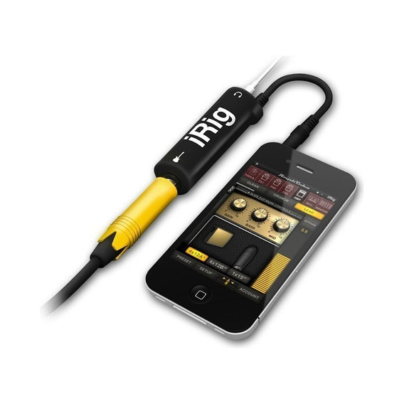 Irig Interfaz De Audio Compatible Con Ip Y Android Portátil Color Negro