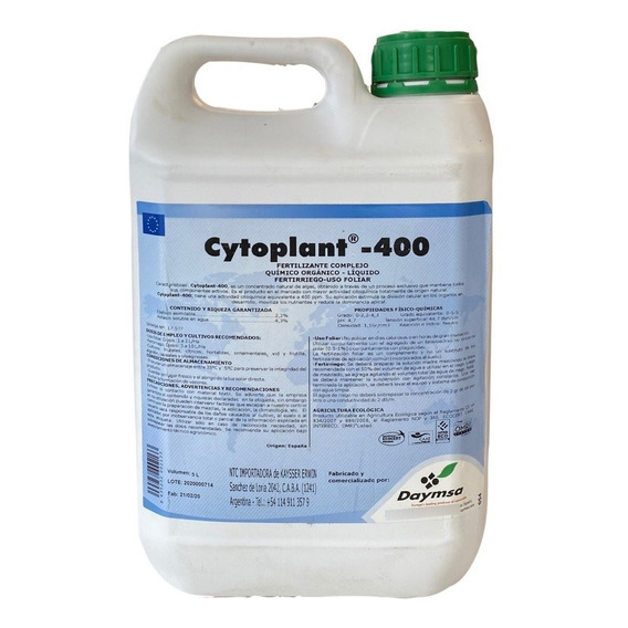 Fertilizante Orgánico Cytoplant X 5 L