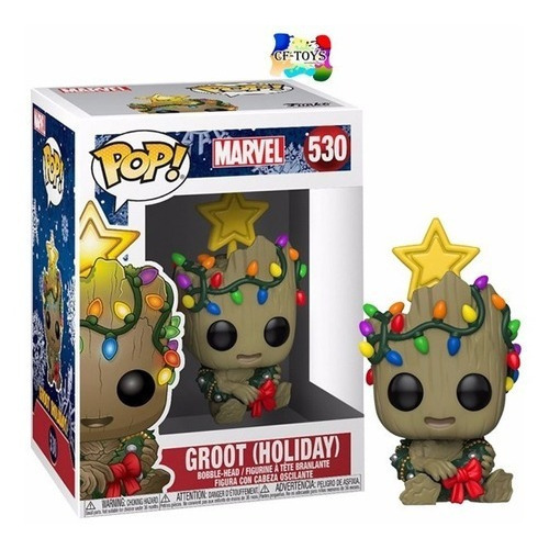 Funko Pop Groot ( Holiday ) 530 Marvel Original Electropc