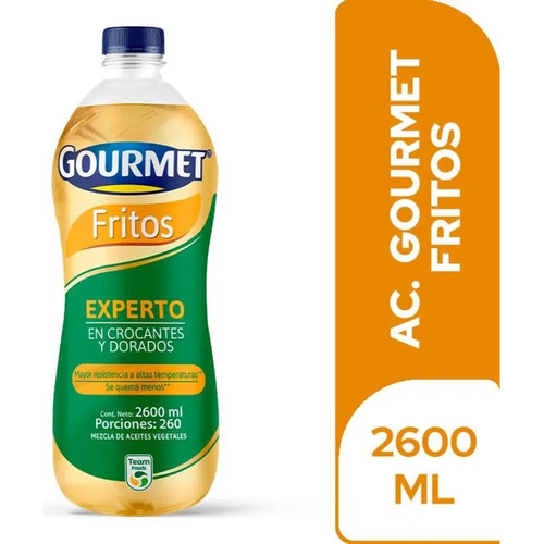 Aceite Gourmet Fritos 2.6 L - L A $17