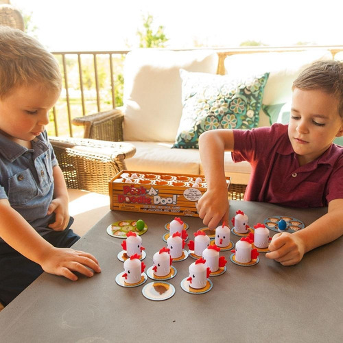 Juegos De Mesa Niños Memorice Peek A Doodle Doo Fatbrain Toy