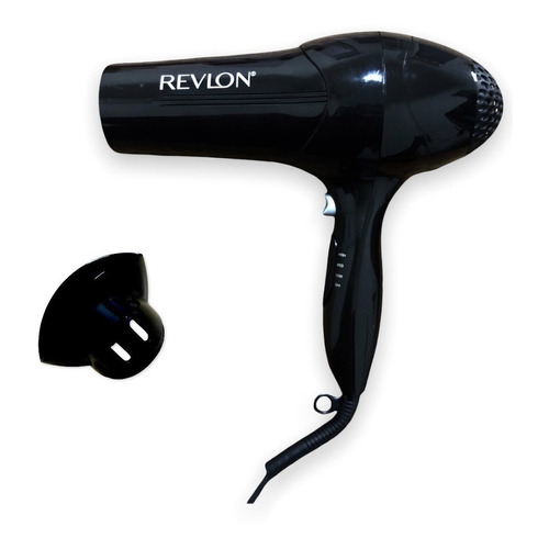Secadora de cabello Revlon Essentials RV408 negra 110V