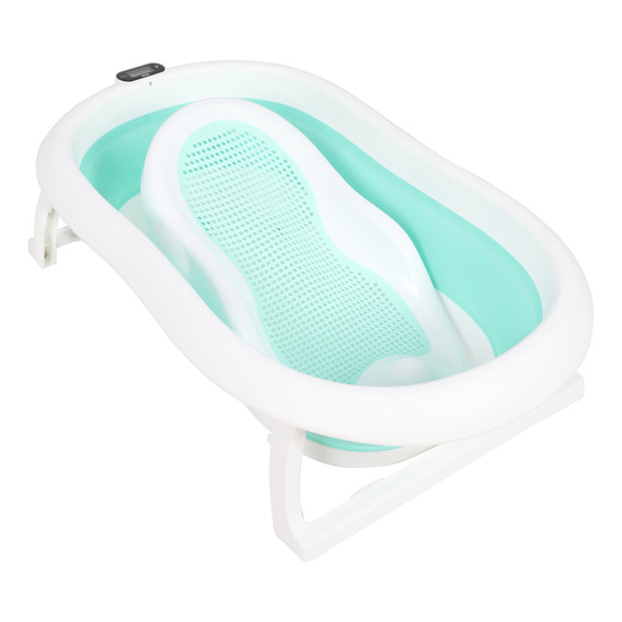 Bañera Plegable Infanti Con Hamaca Ocean Color Verde claro Liso