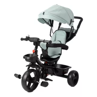 Triciclo Infantil Rainbow Safir Verde Con Manija Direccional Y Asiento Giratorio