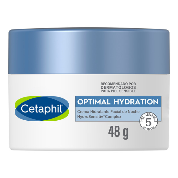 Crema Facial Cetaphil Optimal Hydration De Noche 48g 