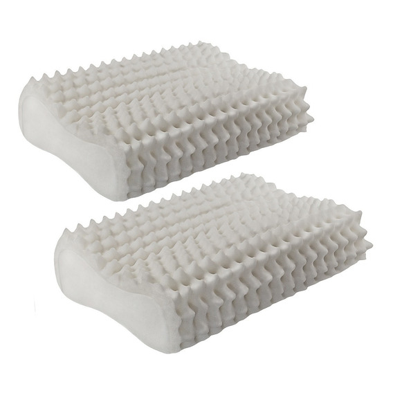  Almohada Ortopédica Cervical Antiestrés  Set X 2