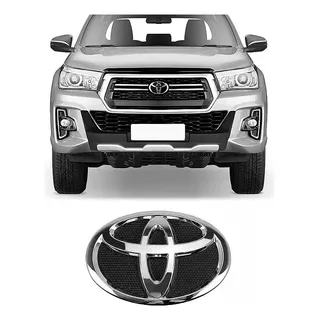 Emblema Toyota Da Grade Hilux 2019 2020 Cromado