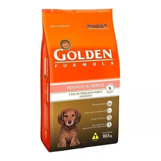 Alimento Golden Premium Especial Formula Para Cão Filhote De Raça Pequena Sabor Frango E Arroz Em Sacola De 10.1kg