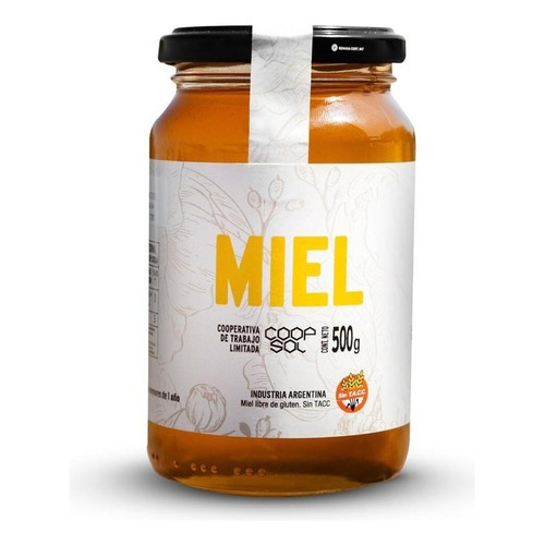 Miel Líquida 500 Grs. Coopsol. Miel Pura