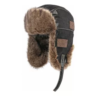 Sombrero Bomber Hat Grueso Abrigado Orejeras Viento Ushanka