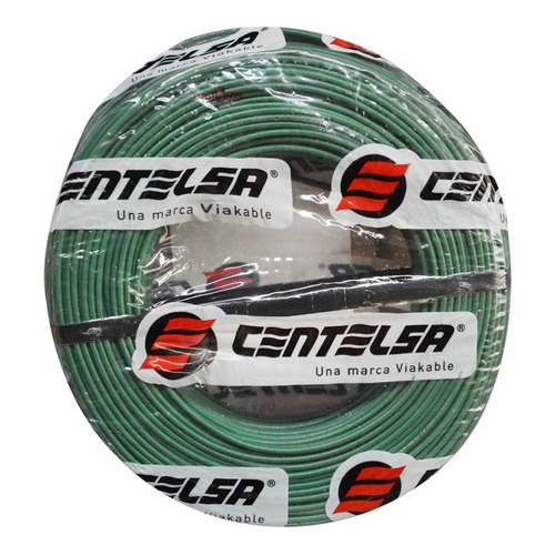 Cable Centelsa 7 Hilos 14 X 100 Mts (verde)