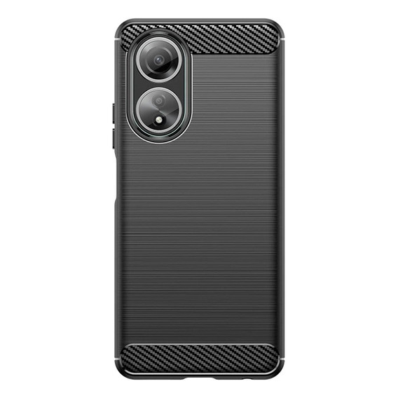 Case Funda Para Oppo A58 4g Slim Tpu Suave Fibra Carbono