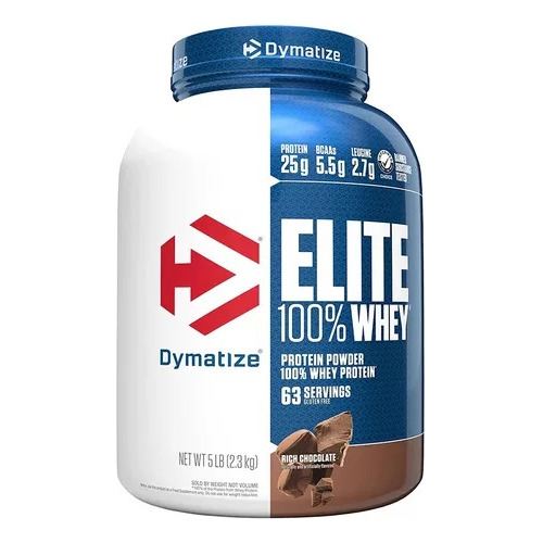 Dymatize Elite 100% Whey Proteina 5 Lb Rich Chocolate