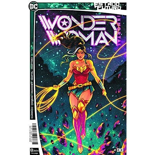 Estado Futuro: Wonder Woman Inmortal, de Becky Cloonan. Editorial ECC ediciones, tapa blanda en español, 2021