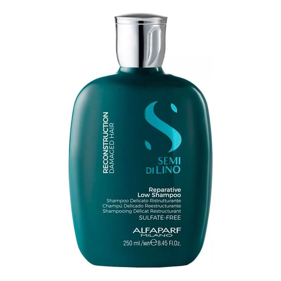 Shampoo Alfaparf Semi Di Lino Reparador Cabello Dañado 250ml