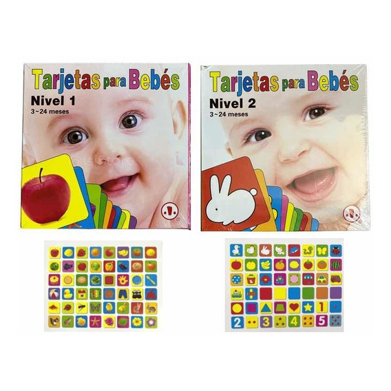 Tarjetas Estimulación Para Bebés, Calidad, Colores.
