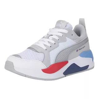 Tenis Puma Bmw Mms X-ray  White-p Silver-gray Violet