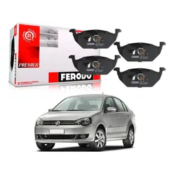  Pastilha Freio Dianteira Ceramica Polo Sedan 1.6 2012 A 2015