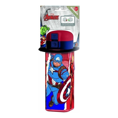 Botella Infantil Para Niños Con Agarre Avengers Marvel