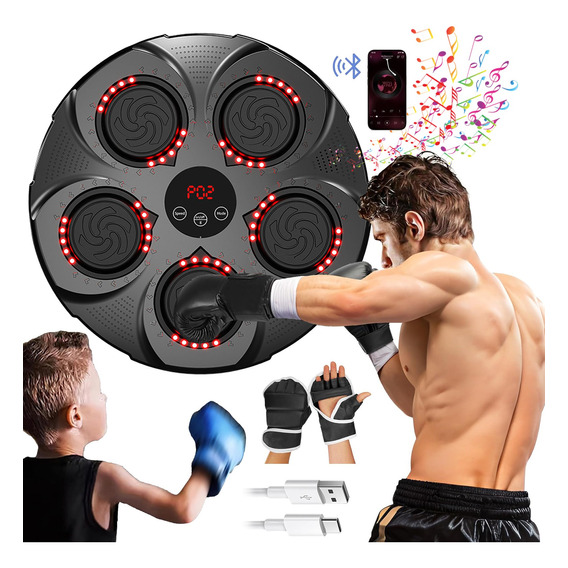 Máquina De Boxeo Karate Musical Boxing Electrónica Bluetooth