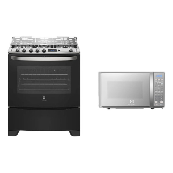 Combo: Cocina Electrolux 5 Quemadores Con Triple Llama 76cm 