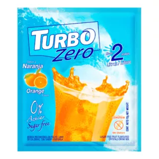 Turbo Zero Jugo De Naranja Sin Gluten Caja 10 Sobres