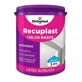 Latex Cielo Raso Recuplast Antihongo | 20lts | Pdm