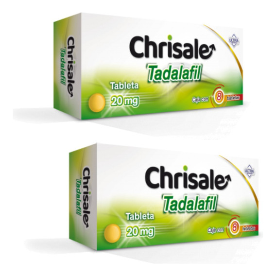 Chrisale Tadalafil 20 Mg Con 8 Tabletas Ultra Oferta 2x1