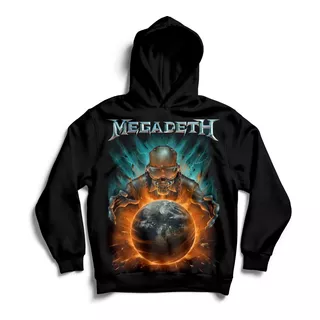 Buzo Frisado Megadeth Metal Bandas