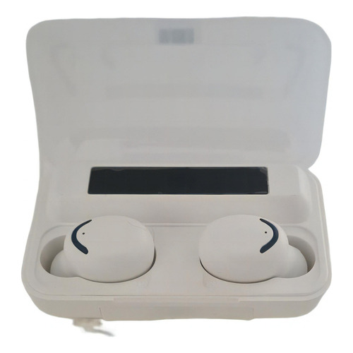 Auriculares Bluetooth F9, impermeables, batería de larga duración, color blanco, color claro, azul