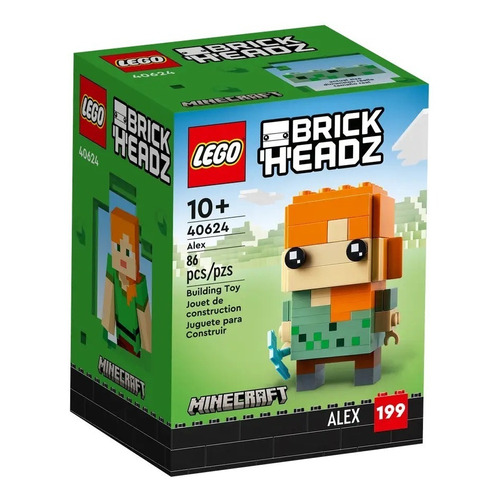 Lego Brickheadz Minecraft Alex 40624 - 86 Pz
