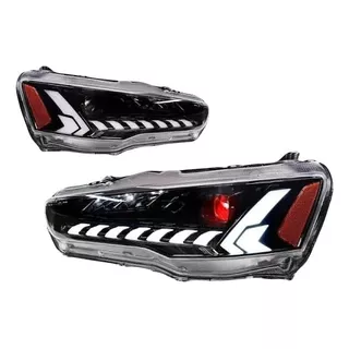 Farol Matrix Full Led Mitsubishi Lancer , Evo X E Ralliart