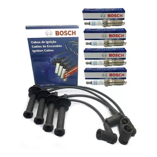 Kit Cables + Bujias Bosch Ford Fiesta Kinetic 1.6 16v Sigma