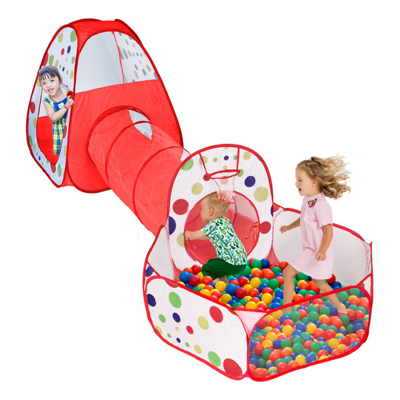 Casita Tienda Tunel Carpa Niños Portable Nube 