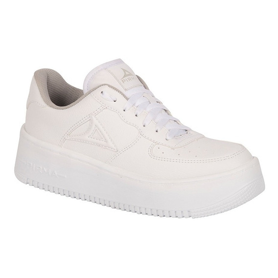 622-63 Tenis Sneakers Plataforma Pirma Dama Mujer Blanco