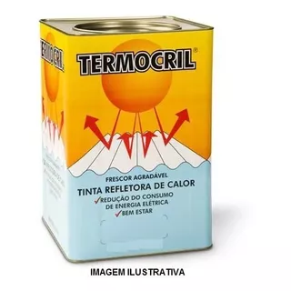 Tinta Térmica Redutora De Calor P/ Telhas Termocril 18 Lts