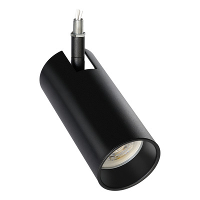 Spot Cabezal Diseño Movil Dicro Led Gu10 3008 Negro Mac