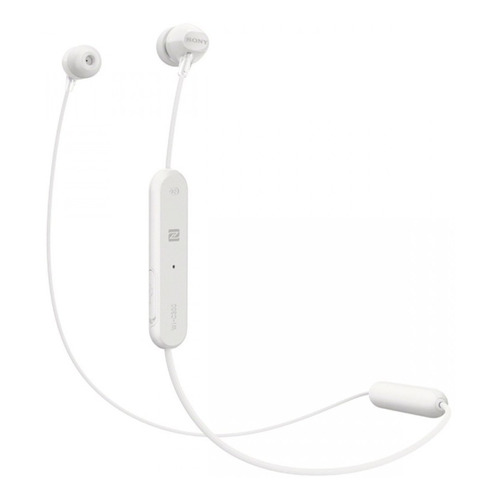 Auricular in-ear inalámbrico Sony WI-C300 blanco
