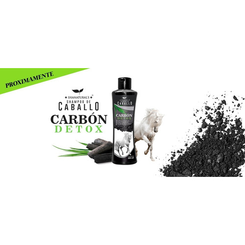 Shampoo Del Caballo Carbon Activado Uso Humano /sar