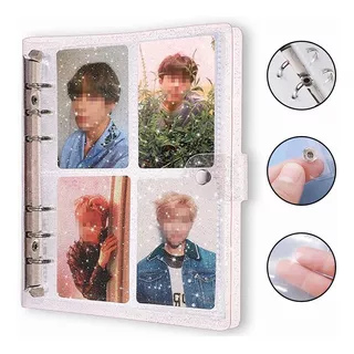 Carpeta 3/5 Pulgadas Transparente Para Photocards