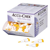 Lancetas Accu-chek Safe T Pro Uno C/ 200 Unidades Roche