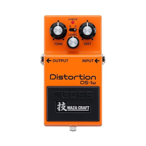 Pedal Compacto De Distorsión Waza Craft Boss® Ds-1w Color Naranja