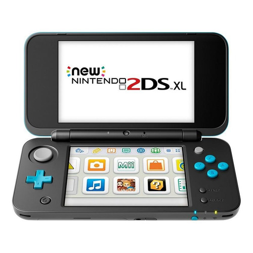 Nintendo  3DS New 2DS XL Standard color  negro y turquesa