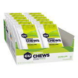 Gomita Running Gu Energy Chews Salted Lime Caja 12pz Guchews