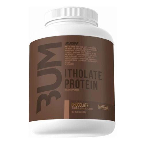Raw Cbum Itholate Protein Proteina De Itolato 5 Lbs Sabor Chocolate
