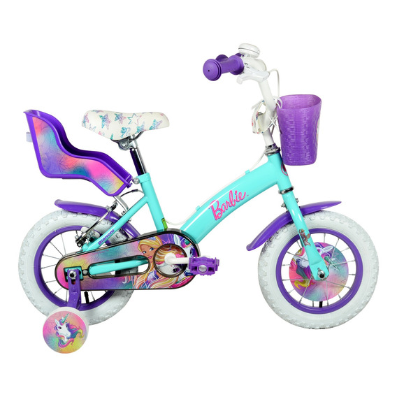 Bicicleta Barbie 12 Celeste